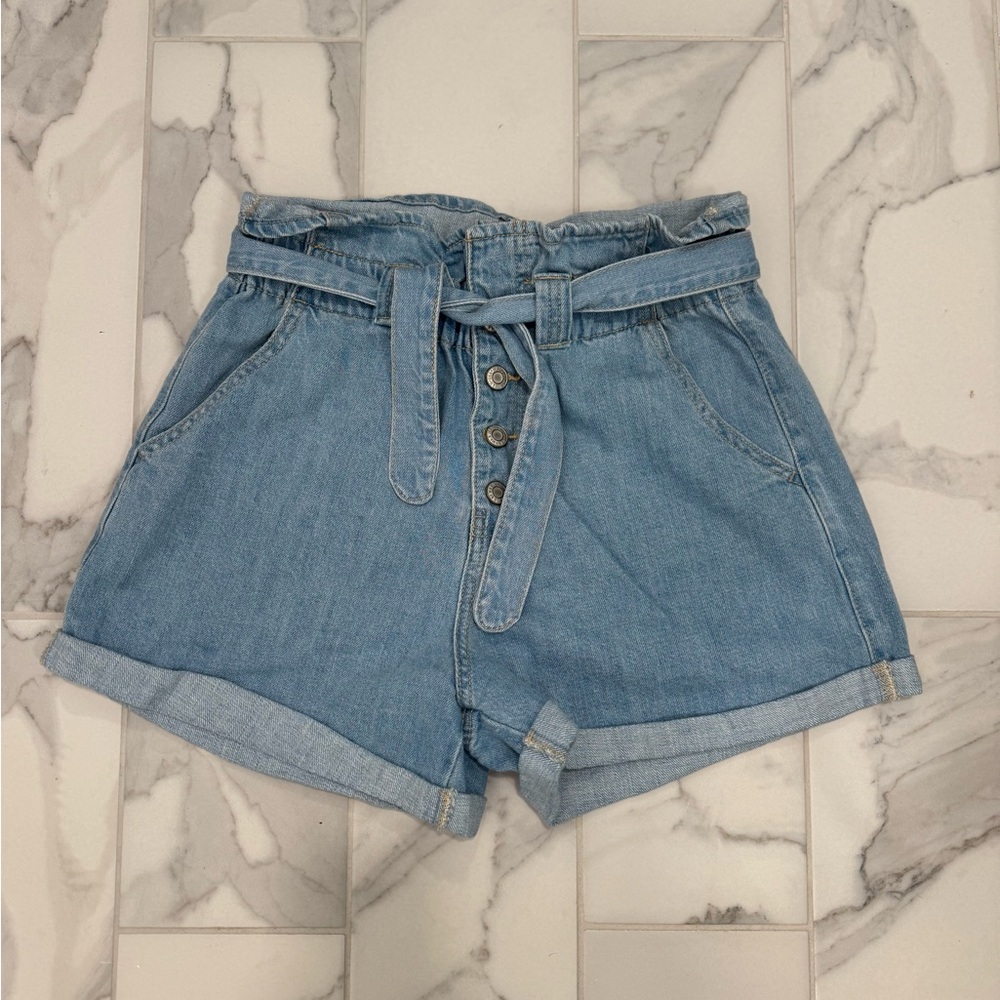 Denim Blue Women's Shorts